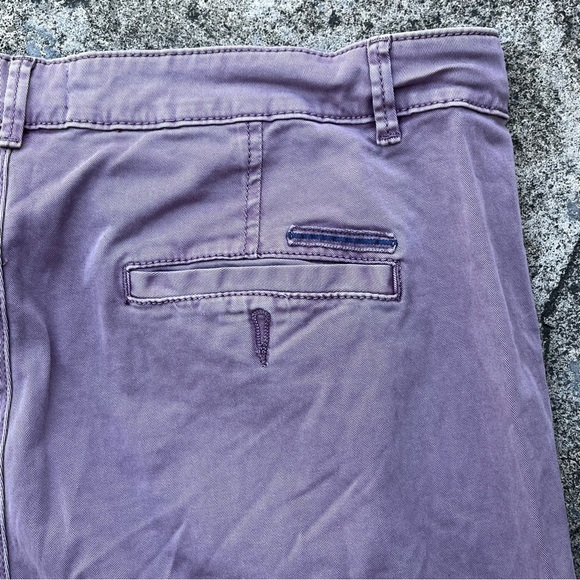 Anthropologie Relaxed Embroidered Chino Pants - Size 32 - Picture 6 of 16